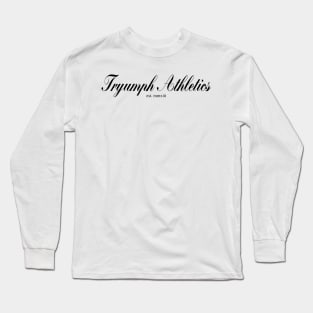 The Tuxedo Tee - Black Long Sleeve T-Shirt